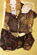 Egon Schiele The Brother oil painting